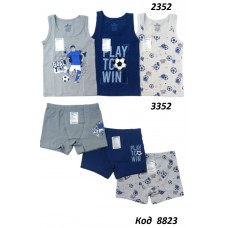 BR Набір білизни для хлопчика(майка+боксери) 2352/3352      6(3)шт.