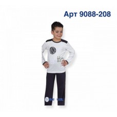 BR Піжама для хлопчика 03-06 стрейч/бавовна  9088    KREM(208)молочний 1 шт.