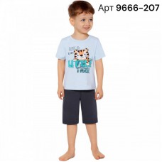 BR Костюм для хлопчика 03-06 (футболка+шорти)  9666    ACIK MAVI(207,217)блакитний  1шт.
