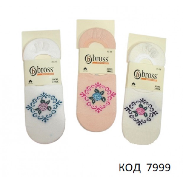 Bross Сліди жіночі 14365 36-38,36-40, 39-41 4 шт.по3пари
