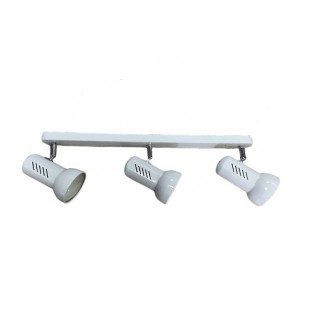 Світильник із поворотними плафонами на планці Buko Lum 908 білий
