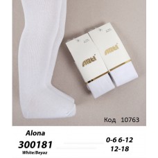 ArtiKatamino Колготки бавовняні УНІ ясельні СВЯТКОВІ 300181 БІЛИЙ 3 шт.