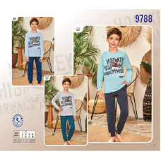 BR Піжама для хлопчика 03-06 стрейч/бавовна  9788    3-6  4 шт.