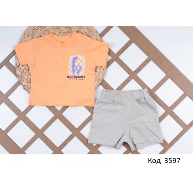 Tr Коcтюм для хлопчика (футболка+шорти) STAR 102   2-5 років  4(3) шт.