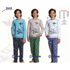 BR Піжама для хлопчика 03-06 стрейч/бавовна  9624    3-6  4 шт.