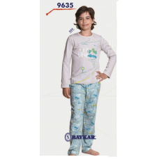BR Піжама для хлопчика 03-06 стрейч/бавовна  9635    GRI BOYALI(223)ірий однотон 1шт.