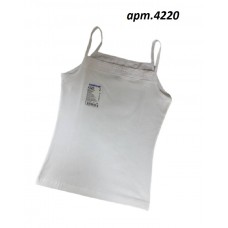 BR Майка для дівчинки 4220.01 БІЛИЙ    06,07   6(3)шт.