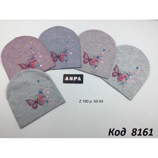 ANPA Шапка в'язана для дівчинки  Z-160   52-54   5(4) шт.