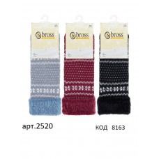 Bross Шкарпетки махрові жіночі АНГОРА  2520  МІКС 36-40р. 12(3) шт.