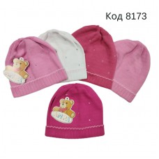 ANPA Шапка в'язана для дівчинки  С-8   48-50р.  5 шт