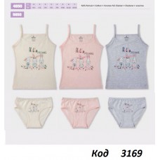 BR Набір білизни для дівчинки(майка+ТРУСИ) 4650/5650   6(3)шт.