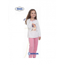 BR Піжама для дівчинки 12,13,14 стрейч/бавовна  9004    KREM EKOSE (208)крем 1шт.