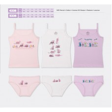 BR Набір6 білизни для дівчинки(майка+ТРУСИ) 4336/5336   6(3)шт.