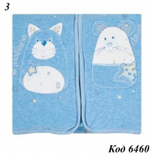 ЛяЛя Конверт-ковдра14Т13,14ВЛ003 велюр+кулір(на синтепоні).90х80 см. 1шт