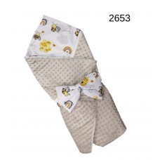 LtAn Конверт-плед для новонароджених  плюш “Іринка” (80*90)   1 шт.