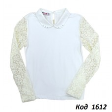 Tr Кофта-блуза стрейч АДК 9332 гипюр 146-176  4