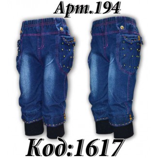 .Ch Брюки-капрі для дівчинки ДЖИНС 106   98-116р. 4,шт.