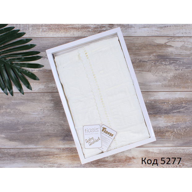 Плед вязка Tiasis  коробка, акрил. 85х100см.  1 шт.