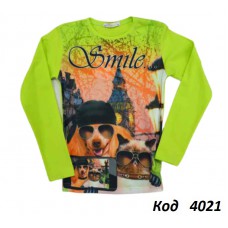 .Tr Кофта для дівчинки стрейч BNN 4775    140-158   4 шт.