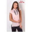 Mevis Блуза короткий рукав шифон на гудзиках 2710  146-164  4шт