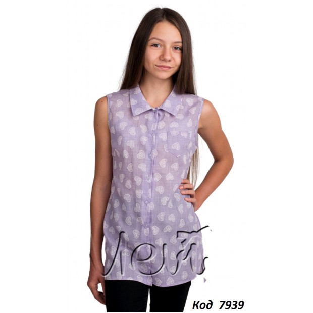 .Mevis Блуза короткий рукав 2028 146-164  4шт