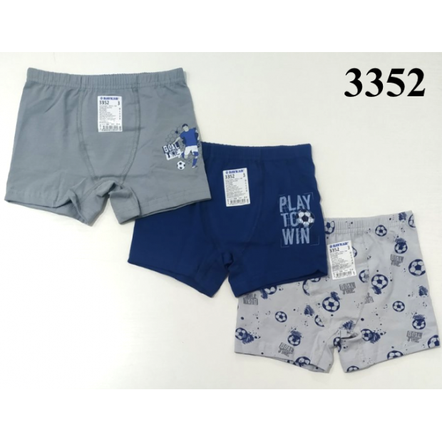 BR Шорти боксери для хлопчика 3352  06   6(3) шт