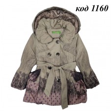 Ch Плащ для дівчинки на флісі 831 116-140 5 шт