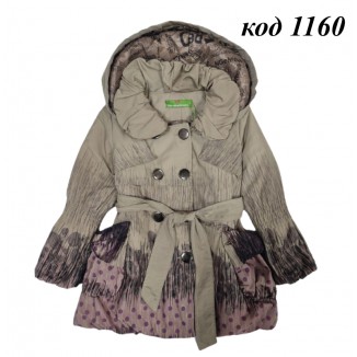 Ch Плащ для дівчинки на флісі 831 116-140 5 шт