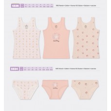 BR Набір6 білизни для дівчинки(майка+ТРУСИ) 4836/5834      6(3)шт.