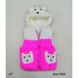 Ch Жилетка для дівчинки з капюшоном на хутрі L-XXL   3 р.