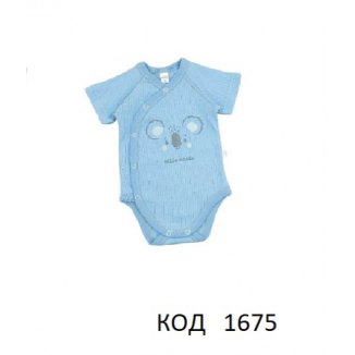 MarioKids Боді інтерлок-рубчик  короткий рукав 62,68   4(2)шт