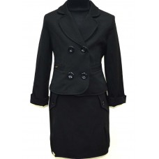 ,,Suzie116-140шерстьКОСТЮМ Піджак"Саманта"(2037)+Спідниця чорний116-140  5 р.