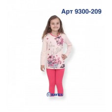 BR Піжама для дівчинки 07-10 стрейч/бавовна  9300    SOMON(209)персик1 шт.