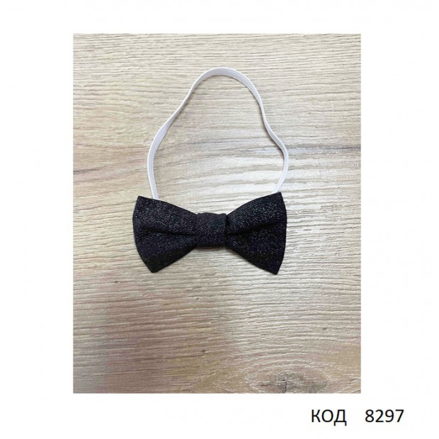 Ukr Краватка-метелик для хлопчика ЧОРНИЙ БЛИСК 5шт