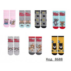 DUNA Шкарпетки бавовняні дитячі 5401-5412 МІКС кольорів  16-18/20-22  6(3)шт