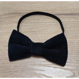 Ukr Краватка-метелик для хлопчика ВЕЛЬВЕТ чорний   5 шт