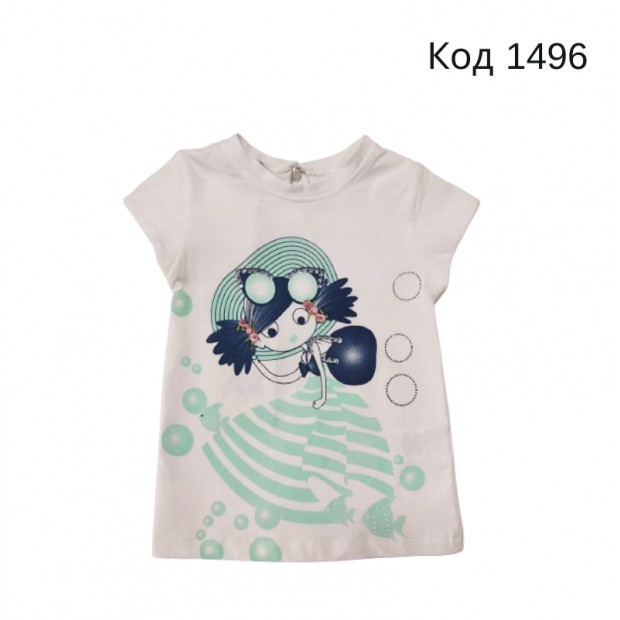 Tr Футболка для дівчинки PINK 2101   2,3,4,6, років  4 шт.