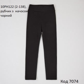 ЛяЛя Лосини для дівчинки рубчик з  начосом10РН122 (2-138), 098-110\\116-128\\134-146 ЧОРНИЙ   3шт.