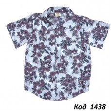 --Ch Сорочка для хлопчика короткий рукав кольорова 20-26(5-8 років)   4 шт.