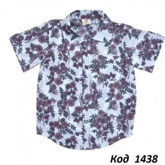 --Ch Сорочка для хлопчика короткий рукав кольорова 20-26(5-8 років)   4 шт.