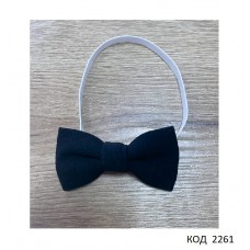 Ukr Краватка-метелик для хлопчика ОДНОТОН СИНІЙ 2-х нитка 5шт