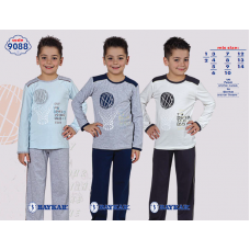 BR Піжама для хлопчика 03-06 стрейч/бавовна  9088    3-6  4 шт.