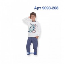 BR Піжама для хлопчика 03-06 стрейч/бавовна  9093   KREM(208,108)молочний  1 шт.