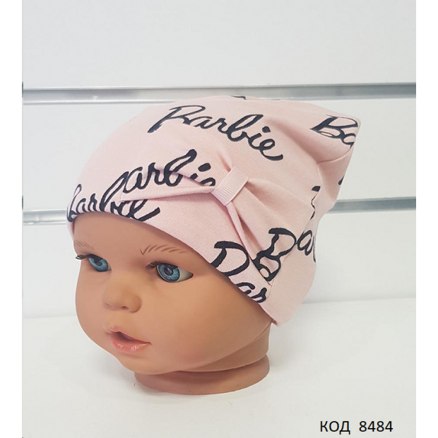 Шапка девочка Barbie 42,44,46р 6шт