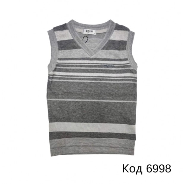 --Tr Жилет трикотажний для хлопчика Bold 7909 116-176  6 шт