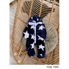 ББ Комбінезон вельсофт Капюшон на кнопках 56,62,68,74   4шт