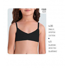 BR Топ для дівчинки 4407,02   ЧОРНИЙ   06,07    12(3) шт.