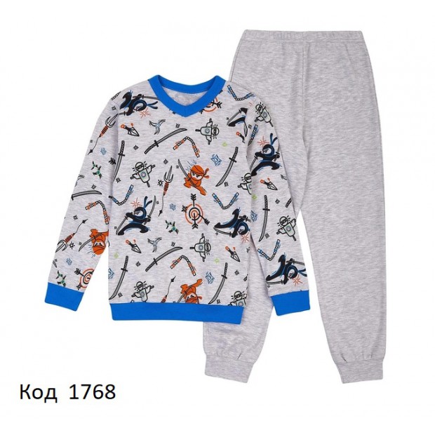 ЛяЛя Піжама інтерлок УНІ К3ІН151-Н  116,122,128   3шт