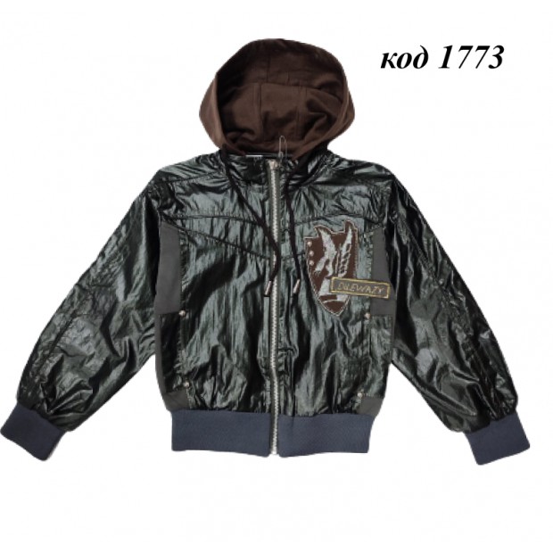 --Ch Вітрівка для хлопчика на трикотажі 9013  130-150(92.98.104) 3 р.