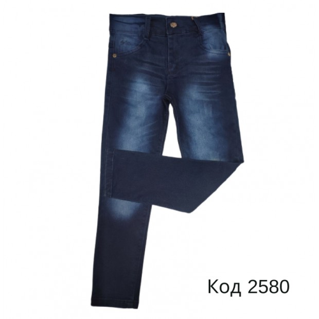 Tr Штани для хлопчика ДЖИНС TATI 9881 на флісі 5-8(110-128)  4 р.